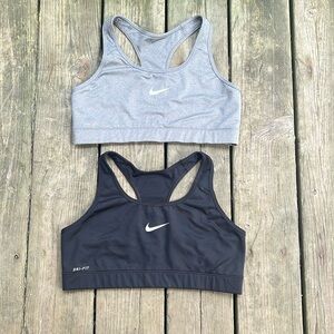 Nike (2 large sports bras)